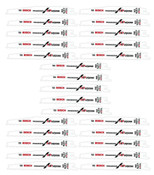 Bosch RPRAP6 (25 Pack) 6-Inch 6/12 TPI Wood Cutting Reciprocating Saw Blades # RPRAP6B-25PK