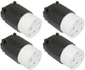 Superior Electric (4 Pack) YGA022F Receptacle 3 Wire, 20 Amps, 250V, YGA022F-4PK