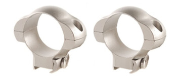 Weaver Grand Slam Steel 3/8" Dovertail 1" Rings Medium Nickel