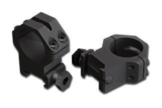 Weaver 4-Hole Skeleton Aluminum Scope Rings Matte 30mm Medium 48365