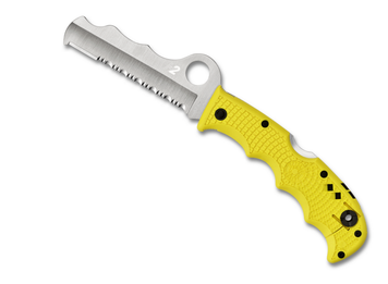 Spyderco Knife ASSIST SALT H2 Blade FRN YELLOW C79PSYL
