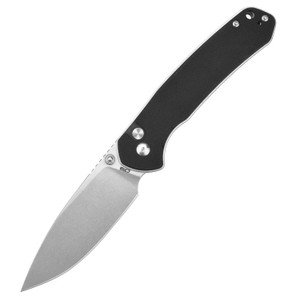 CJRB Knife Large Pyrite Button Lock AR-RPM9 Blade Black G10 Handle J1925L-BK