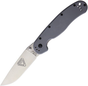 Ontario Knife RAT I Linerlock AUS-8 Stainless Blade Gray Nylon Handle ON8848GY