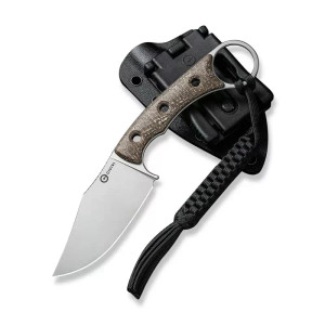 Civivi Knife Midwatch 3.39" N690 Fixed Blade Micarta Handle C20059B-2