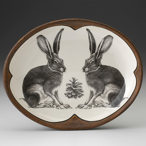 Small Serving Dish: Sitting Hare