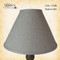 Chalk Linen Shade by Katie's Handcrafted Lighting - Made In USA