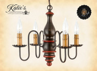 Abigail chandelier signed by Katie Lavy from Katies Handcrafted Lighting