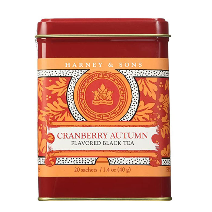 Harney & Sons Cranberry Autumn Tea 20 sachets Premium Teas