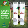 Twin Pack of small Chicken feeders