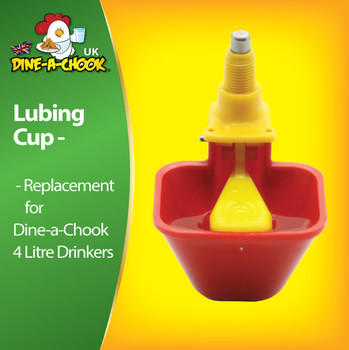 Dine a Chook Lubing Cup. Suits all Dine a Chook Chicken Drinkers