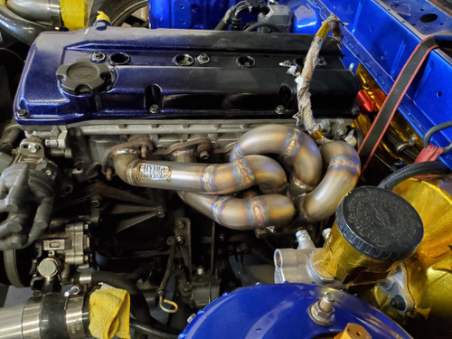 Ka24de Stock Style Turbo Manifold, S13.
