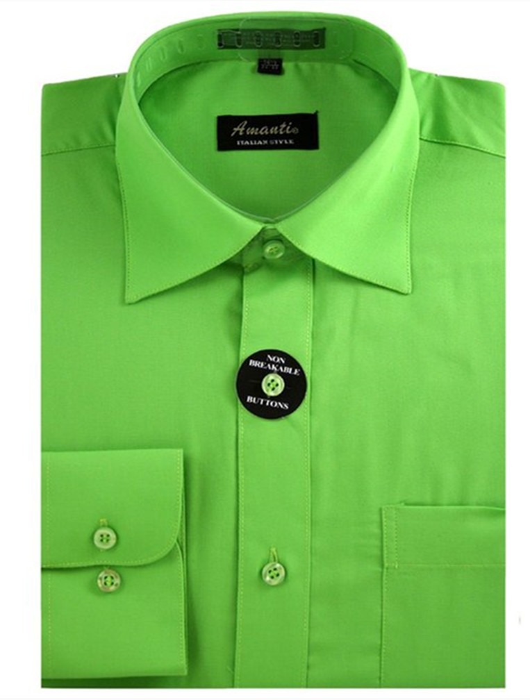 mens green dress shirts