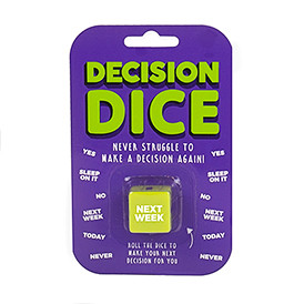 Decision Dice by Gift Republic