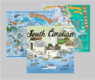 True South® City & State Puzzles