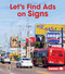 Let's Find Ads on Signs by Mari Schuh, 9781467796590