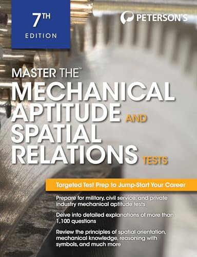 Master The Mechanical Aptitude and Spatial Relations Test by Peterson's, 9780768928631