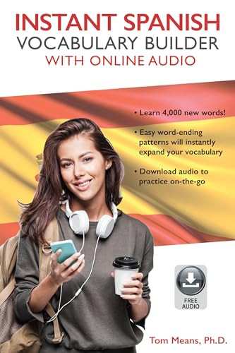 Instant Spanish Vocabulary Builder with Online Audio by Tom Means, 9780781813747