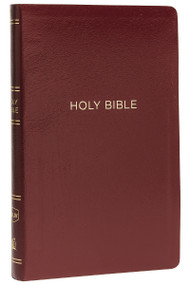 NKJV, Thinline Reference Bible, Leather-Look, Burgundy, Red Letter, Comfort Print (Holy Bible, New King James Version) by Thomas Nelson, 9780785217831