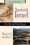 Ancient Israel (Its Life and Instructions) by Roland De Vaux, 9780802842787