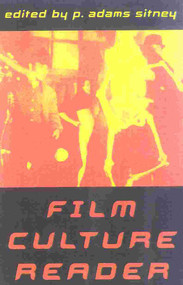 Film Culture Reader by Adams P. Sitney, 9780815411017