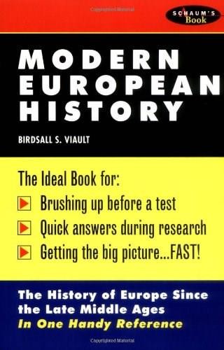 Schaum's Outline of Modern European History by Birdsall S. Viault, 9780070674530