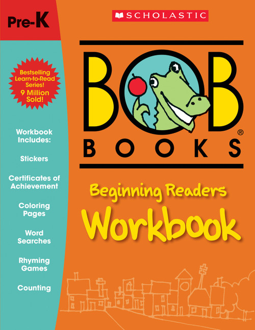 Bob Books - Beginning Readers Workbook | Phonics, Alphabet, Writing Practice, Stickers, Ages 3 and up, Pre-K, Kindergarten (Stage 1: Starting to Read) by Lynn Maslen Kertell, 9781338226775