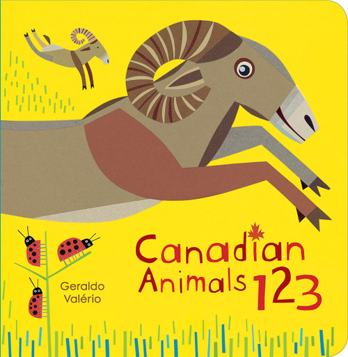 Canadian Animals 123 by Geraldo Valério, 9781771473477