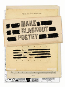 Make Blackout Poetry (Turn These Pages into Poems) by John Carroll, 9781419732492