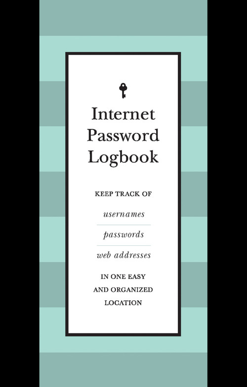 Internet Password Logbook (Black Leatherette) (Keep track of usernames, passwords, web addresses in one easy and organized location) by Editors of Rock Point, 9781631065644