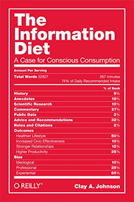 The Information Diet (A Case for Conscious Comsumption) by Clay A. Johnson, 9781491933398