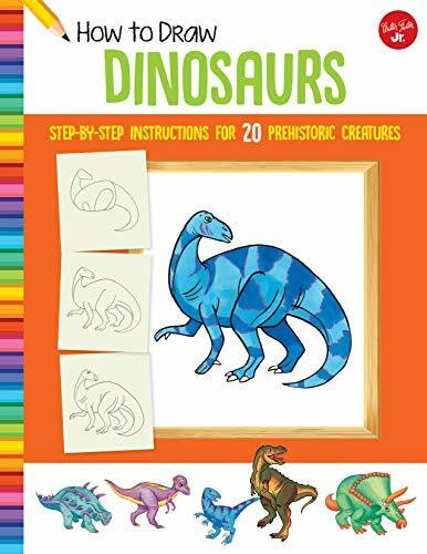 How to Draw Dinosaurs (Step-by-step instructions for 20 prehistoric creatures) by Jeff Shelly, 9781633227583