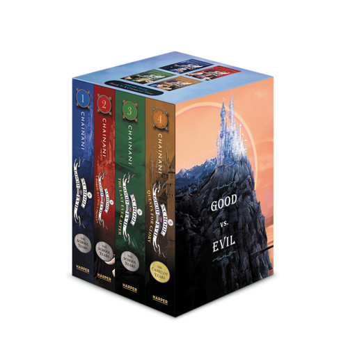 The School for Good and Evil Books 1-4 Paperback Box Set by Soman Chainani, 9780062855572