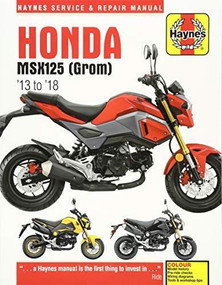 Honda MSX125 (GROM) '13 to '18 (Haynes Service & Repair Manual) by Editors of Haynes Manuals, 9781785214264