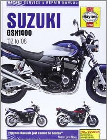 Suzuki GSX 1400, '02 to '08 (Haynes Service & Repair Manual) by Editors of Haynes Manuals, 9781844258802
