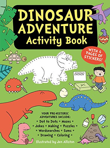 Dinosaur Adventure Activity Book by Jen Alliston, 9781787080065