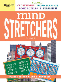 Reader's Digest Mind Stretchers Puzzle Book Vol. 5 (Number Puzzles, Crosswords, Word Searches, Logic Puzzles and Surprises) by Allen D Bragdon, 9781621454007