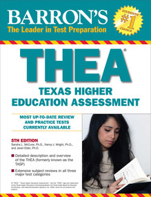 THEA (The Texas Higher Education Assessment) by Janet Elder, Sandra L. McCune, Nancy J. Wright, Andres Taggart, Kathleen Cage Mittag, 9780764141980