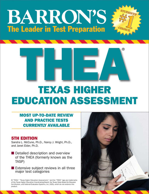 THEA (The Texas Higher Education Assessment) by Janet Elder, Sandra L. McCune, Nancy J. Wright, Andres Taggart, Kathleen Cage Mittag, 9780764141980