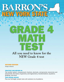 New York State Grade 4 Math Test by Margery Masters, 9781438000435