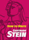 How to Write - 9780486828428 by Gertrude Stein, 9780486828428