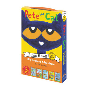 Pete the Cat: Big Reading Adventures (A Box of 5 Groovy Books) by James Dean, Kimberly Dean, James Dean, 9780062872593