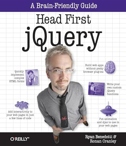 Head First jQuery (A Brain-Friendly Guide) by Ryan Benedetti, Ronan Cranley, 9781449393212