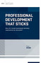 Professional Development That Sticks (How do I create meaningful learning experiences for educators? (ASCD Arias)) by Fred Ende, 9781416621935
