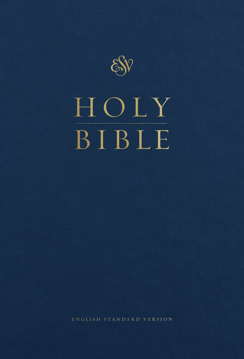 ESV Pew and Worship Bible, Large Print (Blue), 9781433563508