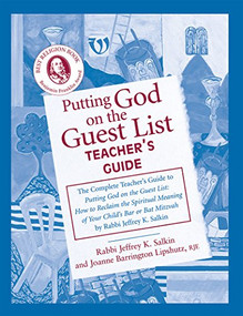 Putting God on the Guest List Teacher's Guide by Joanne Barrington Lipshutz, RJE, Rabbi Jeffrey K. Salkin, 9781580232265