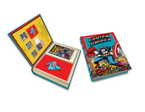 Marvel: Captain America Deluxe Note Card Set (With Keepsake Book Box) by Insight Editions, 9781683836186