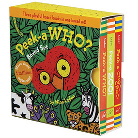 Peek-a Who? Boxed Set ((Children's Animal Books, Board Books for Kids)) by Nina Laden, 9781452166131