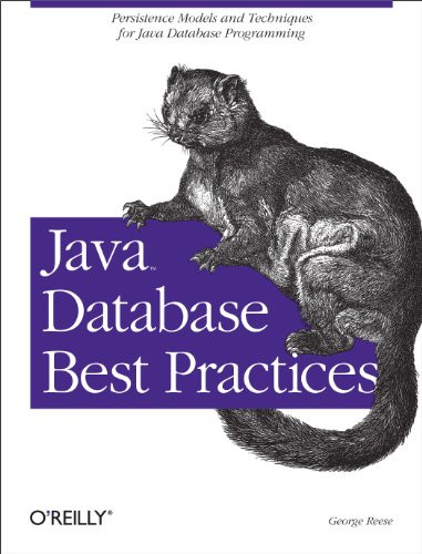 Java Database Best Practices (Persistence Models and Techniques for Java Database Programming) by George Reese, 9780596005221