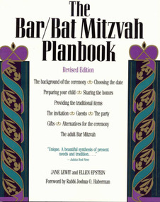 The Bar/Bat Mitzvah Planbook by Jane Lewit, Ellen Epstein, 9780812885460