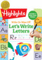 Write-On Wipe-Off Let's Write Letters by Highlights Learning, 9781629798837